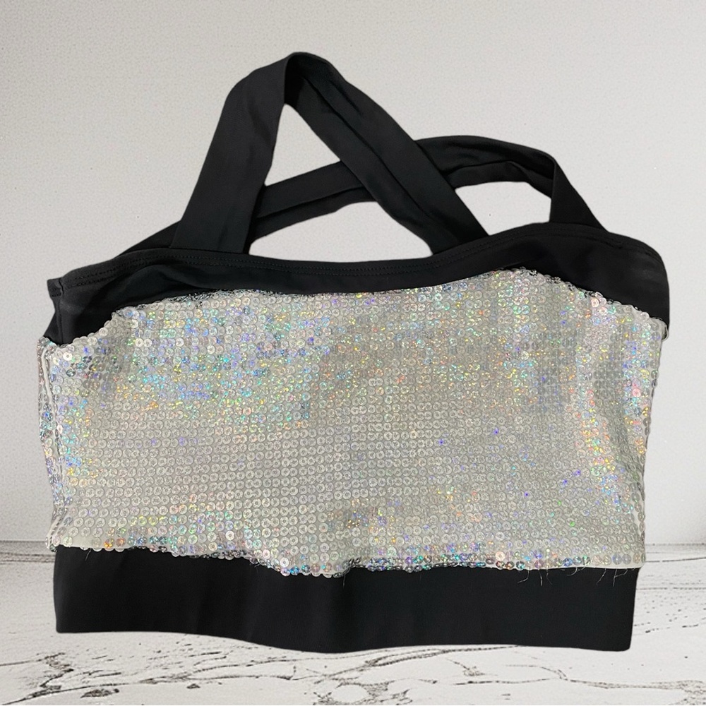 Tank Top with Sequins * Size Small * Performance Wear * Dance‎ Team